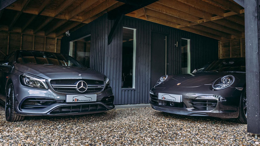 Couple in dealership